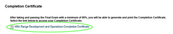 Completion Certificate Link